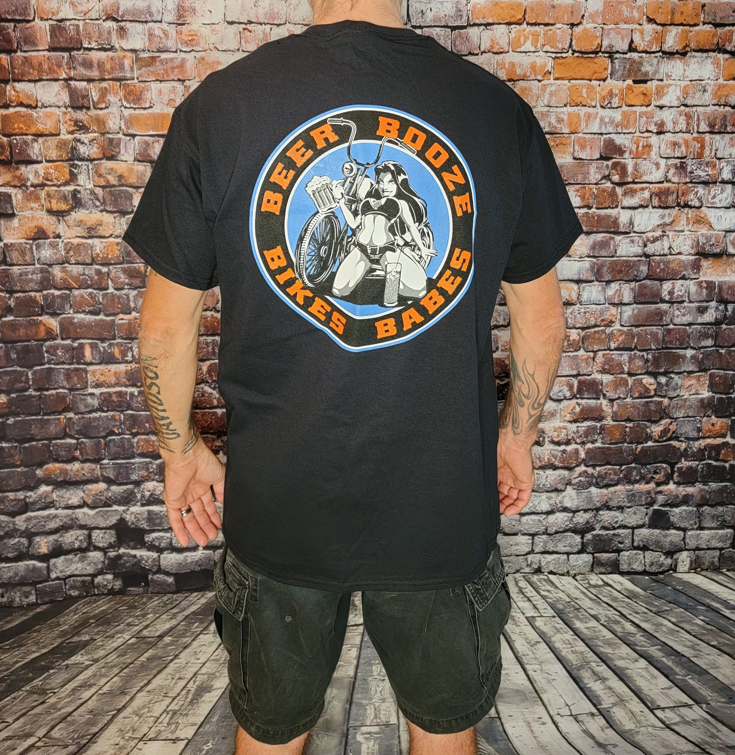 Beer Booze Bikes Babes Short Sleeve T-Shirt