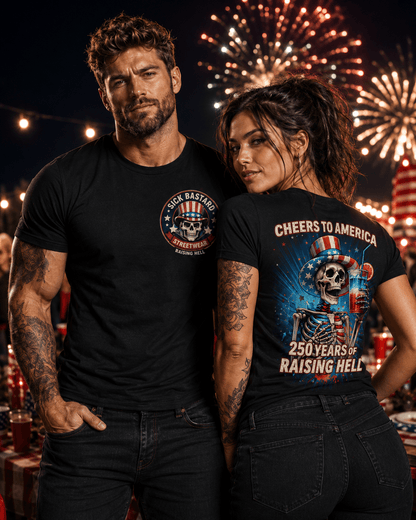 American Celebration Cheers To America T-Shirt with patriotic design and vibrant colors