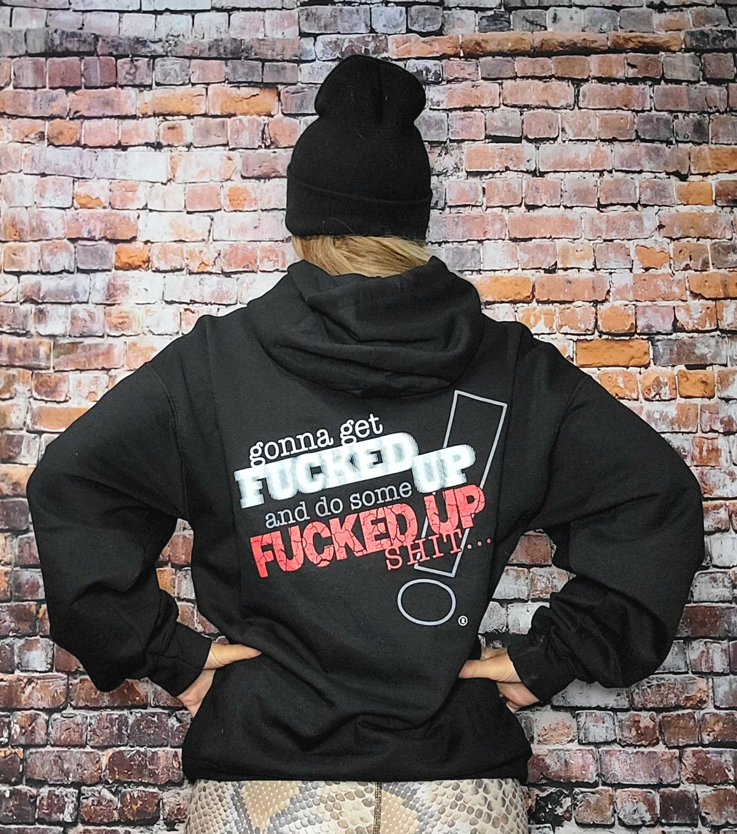 Gonna Get Fucked Up and do some Fucked up Shit Pullover Hoodie